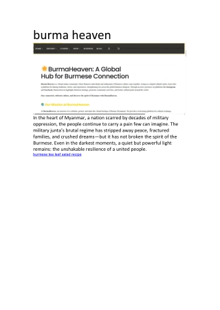 In the heart of Myanmar, a nation scarred by decades of military oppression, the