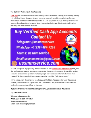 2025's Best Platforms to Buy Verified Cash App Accounts