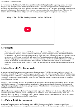 The Future of LNG Framework