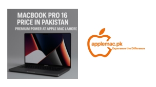 MacBook Pro 16 Price in Pakistan – Premium Power at Apple MAC Lahore