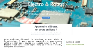 electro-robot overview