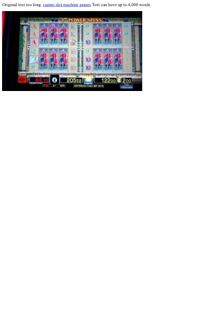 Damaging Down one of the most Popular Port Game Genres