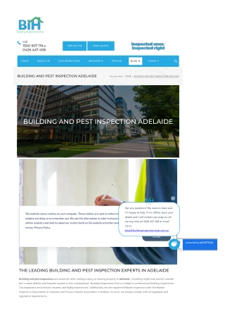 Building and Pest Inspection Adelaide
