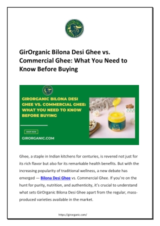 What You Should Know About Desi Cow Ghee Prices Before Buying GirOrganic Ghee Online (1)