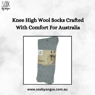 Knee High Wool Socks Crafted With Comfort For Australia