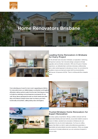 Home Renovators Brisbane