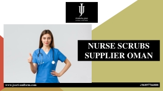 NURSE SCRUBS SUPPLIER OMAN
