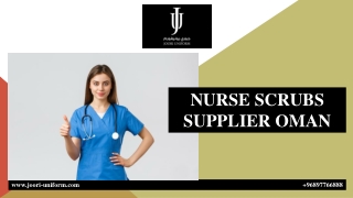 NURSE SCRUBS SUPPLIER OMAN