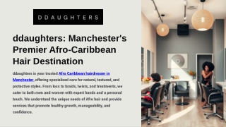 Afro Caribbean Hairdresser in Manchester | ddaughters