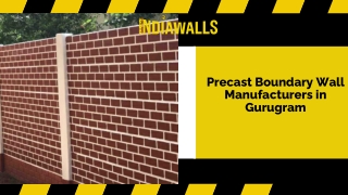 Top Precast Boundary Wall Manufacturers Near You – Quality & Durability Guarante