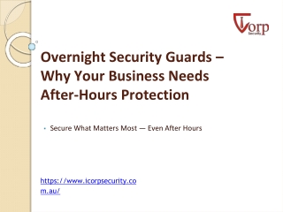 Overnight Security Guards