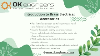 Brass Electrical Accessories Manufacturer