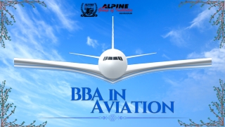 BBA in Aviation –  Sky-High Career Opportunities