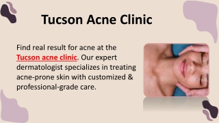 Tucson Acne Clinic