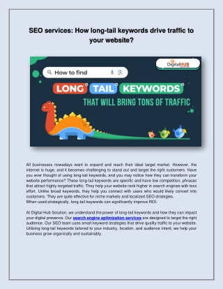 SEO services How long-tail keywords drive traffic to your website