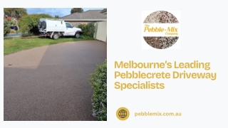 Melbourne’s Leading Pebblecrete Driveway Specialists