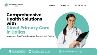 BrainView Cognitive Assessment Testing - Texas DPC