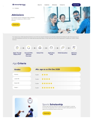 Kg Admission in Thane | Universal High School Thane