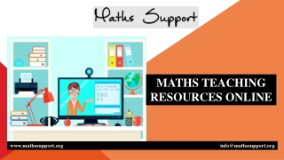 MATHS TEACHING RESOURCES ONLINE