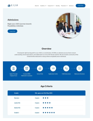 International School Bangalore | EISB