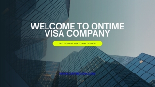 Ontime Visa – Fast & Reliable Visa Services in Dubai