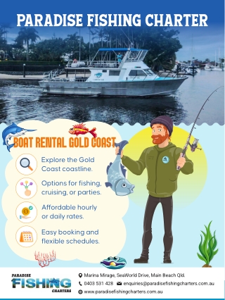 Boat Rental Gold Coast – Paradise Fishing Charters