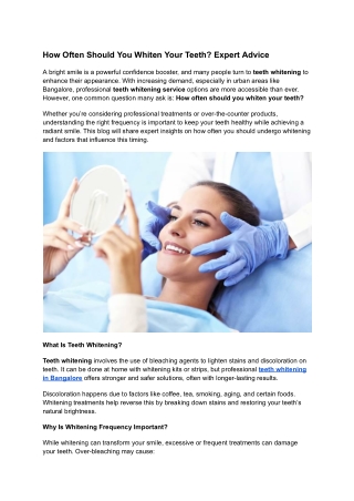 How Often Should You Whiten Your Teeth (1)