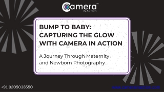 Bump to Baby Capturing the Glow with Camera in Action