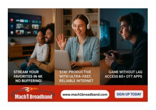 Broadband internet service