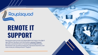 Remote IT support - Royal Squad