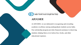 Pursue your passion for creativity with a Scholarship for Arts Student from AIUGSEE