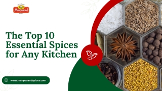 The Top 10 Essential Spices for Any Kitchen