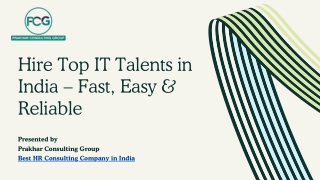 IT Staffing Solutions in India