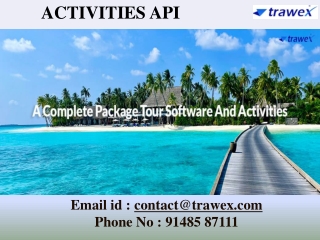 ACTIVITIES API
