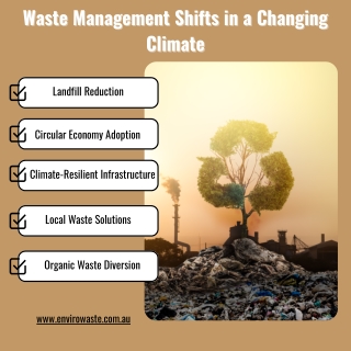 Waste Management Shifts in a Changing Climate