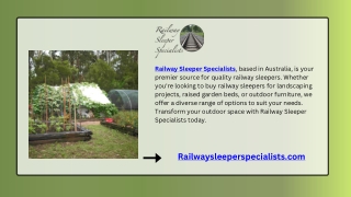 Garden Projects Made Easy with Quality Railway Sleepers