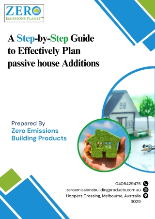 A Step-by-Step Guide to Effectively Plan passive house Additions