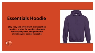 Cozy & Stylish Essentials Hoodie for Everyday Comfort