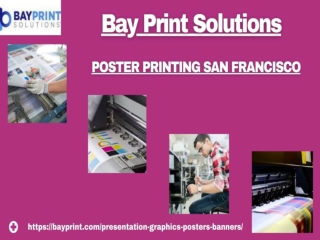 Bright & Visually Appealing Poster Printing San Francisco At Bay Print Solutions