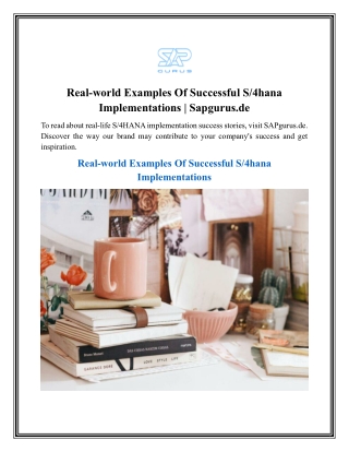 Real-world Examples Of Successful