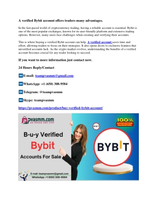 Top 12 Best Buy Verified Bybit Account In 2025