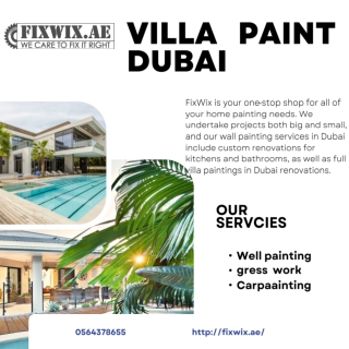 Villa paint Dubai