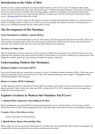 Explosive Functions in Modern Port Machines You'll Love!