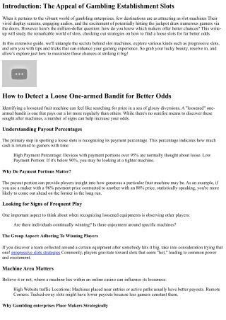 How to Find a Loose Vending Machine for Better Chances