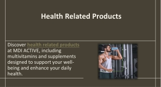 Health Related Products