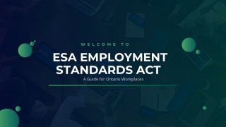 Navigating the Employment Standards Act Ontario