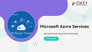 Microsoft Azure Services - Inkey Solutions