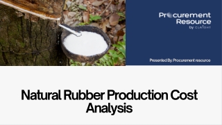 Natural Rubber Production Cost  Analysis Report By Procurement Resource