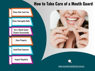 How to Take Care of a Mouth Guard