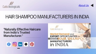 Hair Shampoo Manufacturers in India